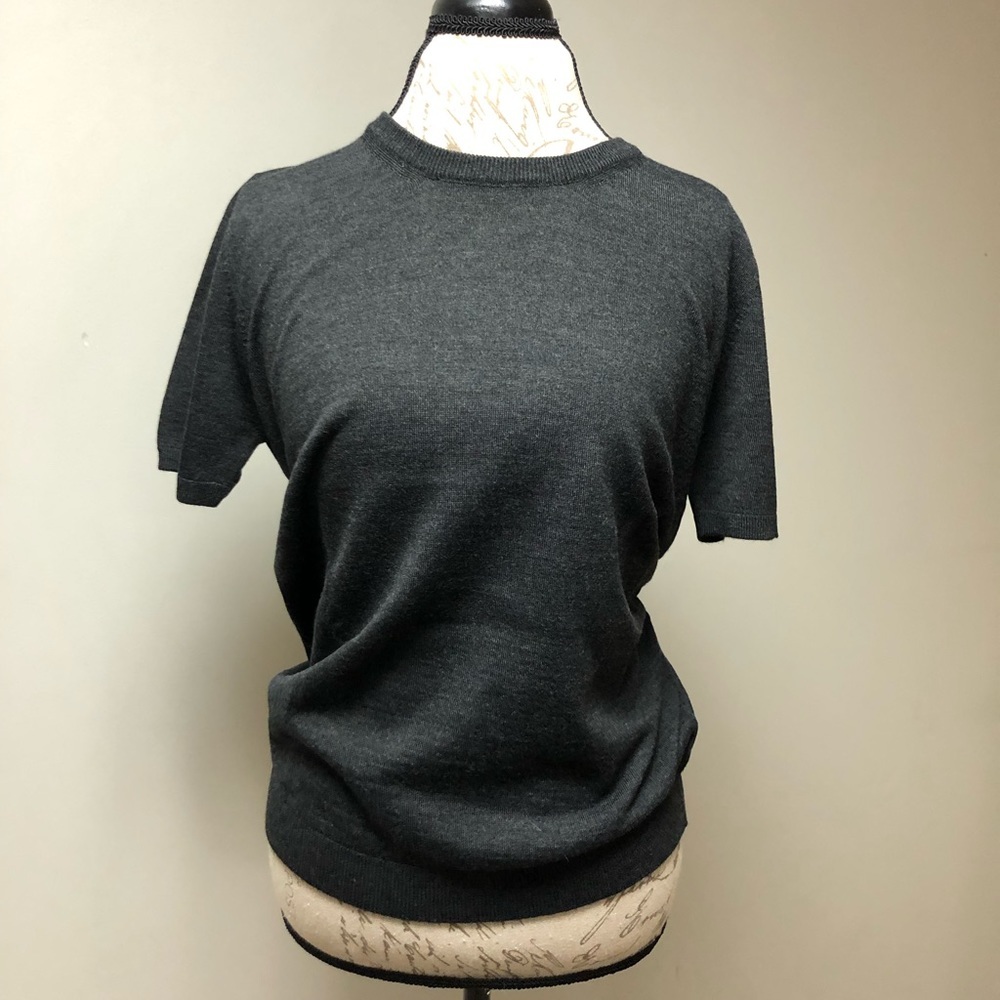 [6] Moncler wool blend blouse